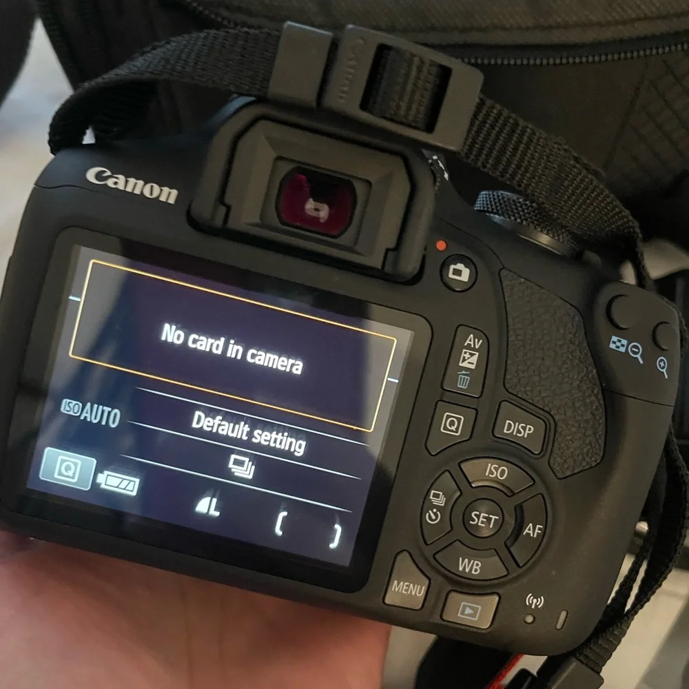 Canon Black Digital Camera with Professional DSLR Design